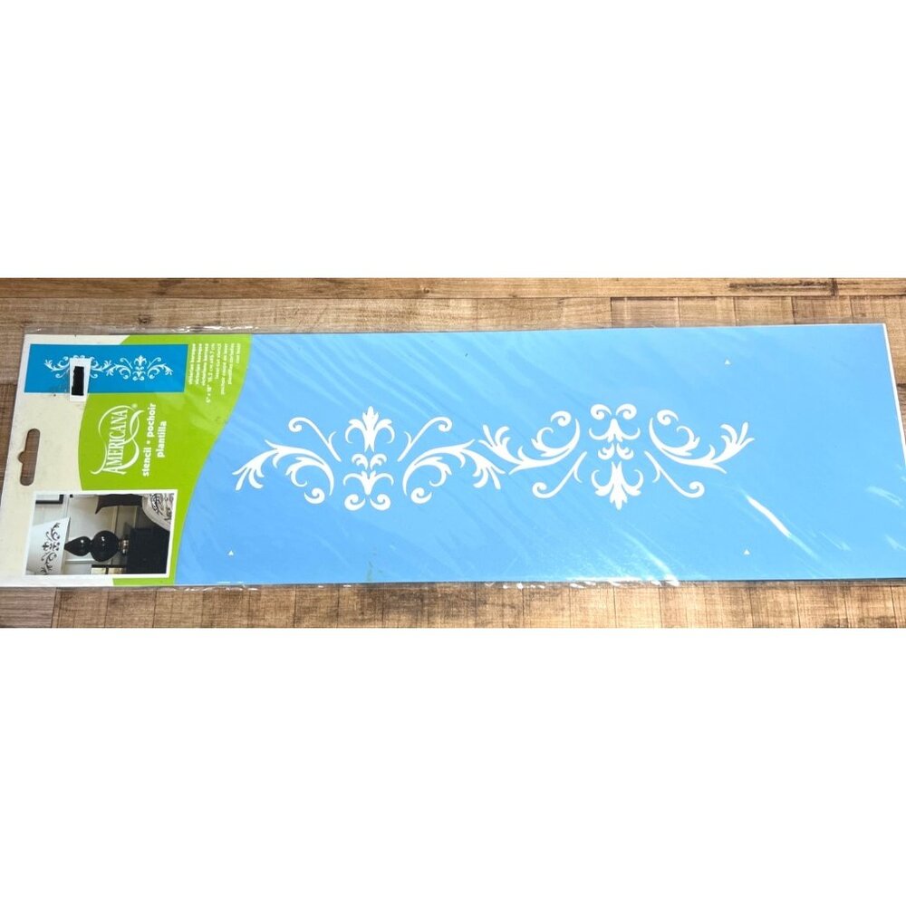 Reusable Wall Stencil Template Victorian baroque For Painting & Home Decor 18''x
